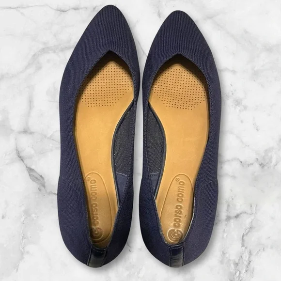 Corso Como Women’s Navy Flats 8M - Picture 5 of 16